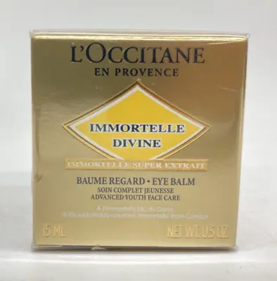 L'Occitane Immortelle Divine Eye Balm Ultimate Youth Eye Balm 15ml/0.5oz New Box • $72