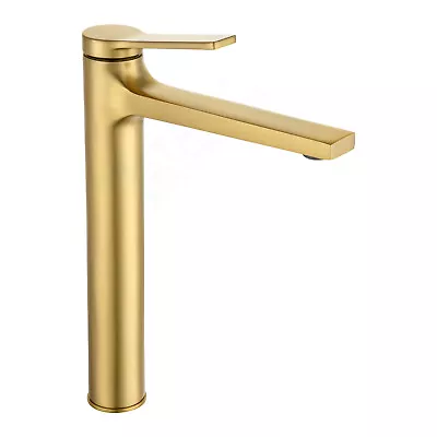 Bathroom Tall Basin Mixer Tap Counter Top Brass Vanity Faucet Black Chrome Gold • $98.70