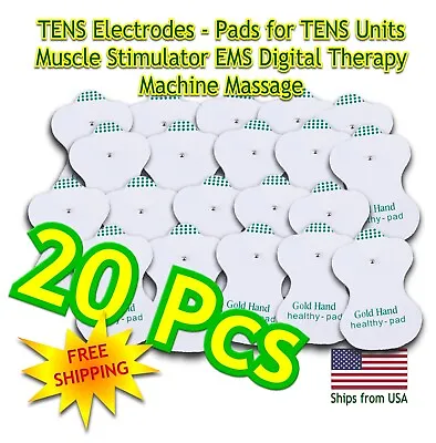 TENS Electrodes - Pads For TENS Units Muscle Stimulator EMS Digital Therapy • $7.52