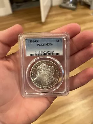 1881 Cc Morgan Silver Dollar Ms66 Pcgs • $1700