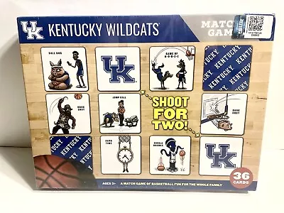 University Of Kentucky Wildcats Match Game Basketball Memory Game - New Sealed • $15.99