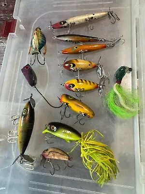Vintage Fishing Lures Lot Wooden South Bend • $14.50
