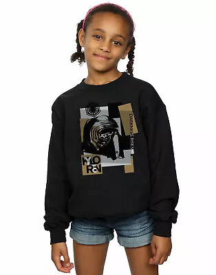 Star Wars Girls The Last Jedi Kylo Ren Patchwork Sweatshirt • $45.09