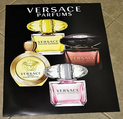 Versace Perfume Retail Store Advertising Poster (Never Sold) - Dramatic! • $49.49