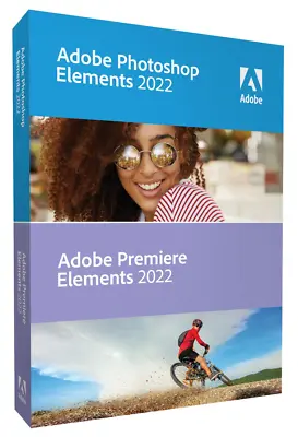 Adobe Photoshop And Premiere Elements 2022 Software Win & Mac DVD 65319087 • $50