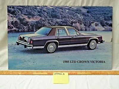 Dealer Showroom Sign/Promotional Poster 1985 Ford LTD Crown Victoria Dealership • $199.99