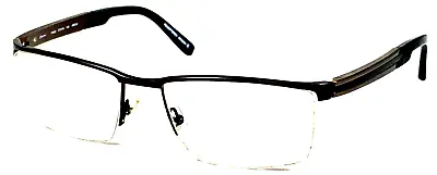 OGA MOREL FRANCE 7763O Dark Brown Half Rimless Eyeglasses Frame 57-18-145  • $64