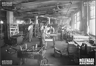Vintage Harley-Davidson Photo Poster - Milwaukee Manufacturing Factory 1918 • $17.99