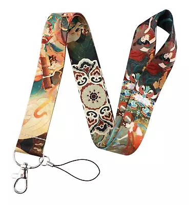 Flying Fairy Fairies Musical Instruments Music Clouds Buddhist Jataka Lanyard • $14.99