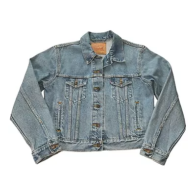 Vintage Levi's Denim Jacket 77741 Womens M Medium Blue • £24.99