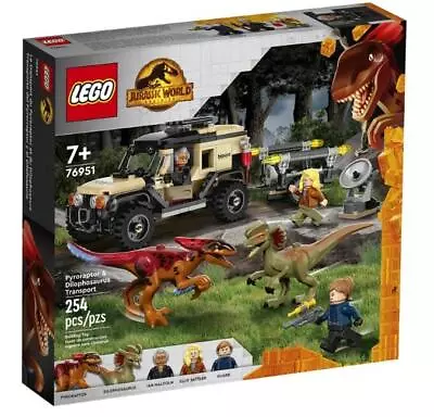 76951 LEGO® JURASSIC WORLD Pyroraptor & Dilophosaurus NEW (No Ship To WA/NT/TAS) • $104.95