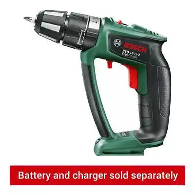 £98 • Buy Bosch PSB 18V LI-2 Ergonomic Brushless Two-speed Cordless Combi Drill - Bare