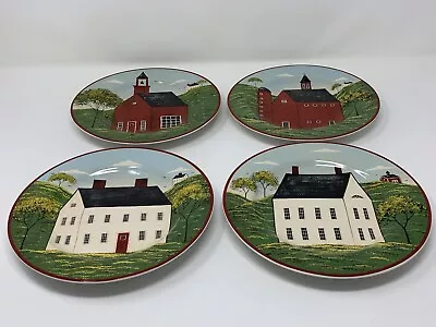 4 Sakura  Country Life  Plates By Warren Kimble Brandon House Farmhouse Decor • $35.95