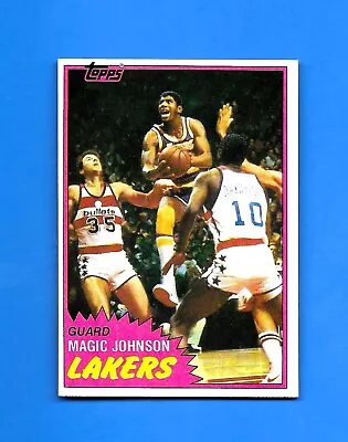 1981 Topps #21 Magic Johnson - Gem Mint - 1981-82 - 3.99 Max Shipping Cost • $10.50