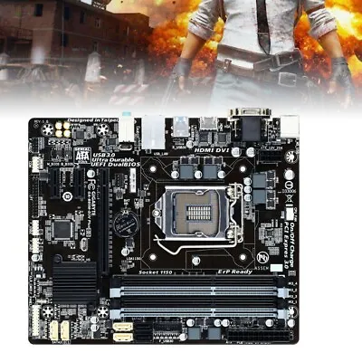 B85M-D3V PLUS  Intel B85 Motherboard Mainboard For Desktop PC Q- • $74.89