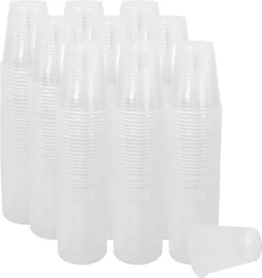 5 Oz Plastic Cups 500 CT 5 Oz Cups Small Plastic Cups These Small Disposable • $46.13
