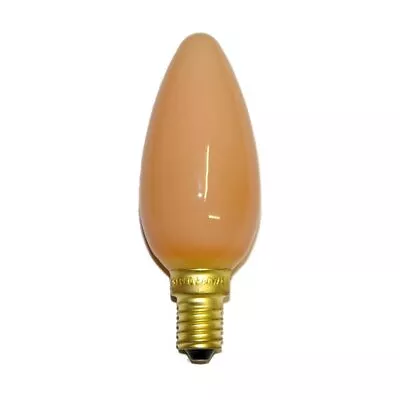 25W 230V E14 Candle Bulb Softone Flame Terracotta Colour Extra Warm • £8.43