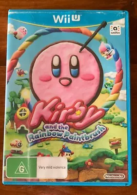 Kirby And The Rainbow Paintbrush Nintendo Wii U AUS PAL Game • $39.60
