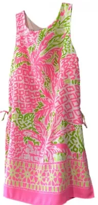 Lilly Pulitzer Pink Green And White Romper • $80