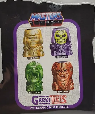 GEEKI TIKIS Master Of The Universe Ceramic Mini Muglets Set New MotU Walmart  • $27.99