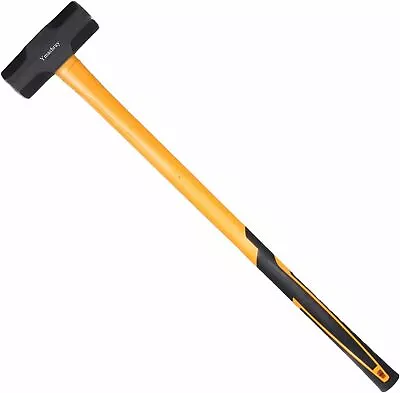 10 LB Sledge Hammer With Heavy Duty Construction 35-Inch Fiberglass Handle • $44.46