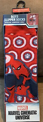 Marvel Cinematic Universe Boys Slipper Socks Gripper Soles Super Cute!! • $9.99