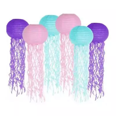 Baptism Paper Lanterns Party Supplies Colorful Hanging Lights Jellyfish Lights • $7.07