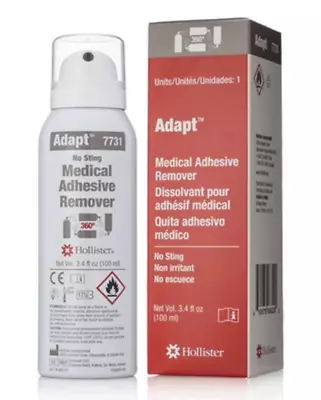 Hollister Adapt Medical Adhesive Remover 3.4 Oz (100 Ml) 360 Degree Spray Can • $23.99