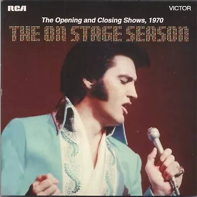 ELVIS PRESLEY  The On Stage Season  / FTD /   2 CDs / Booklet / 2013 / OOP! • $49.99