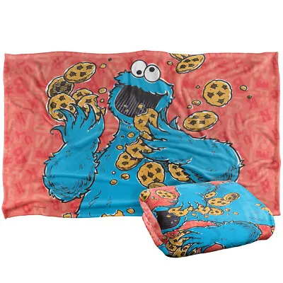 Sesame Street Cookie Monster Character Silky Touch Super Soft Throw Blanket • $45.99