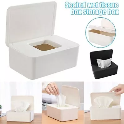 Holder Container Plastic Home Tissue Paper Case Baby Wipes Wet Tissue Box • $19.89