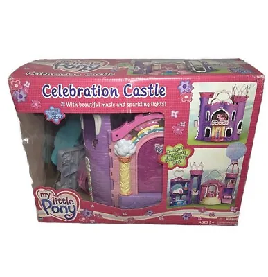 My Little Pony Celebration Castle Music Light Sound House Toy Vintage 2002 • $124.95