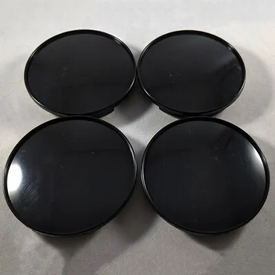 4pcs 68mm Universal Black Car Wheel Center Hub Caps Covers No Emblem Accessories • $23.69