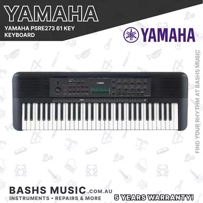 YAMAHA PSRE273 61 Key PIANO KEYBOARD • $249