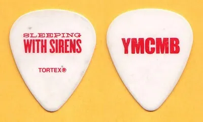 Sleeping With Sirens YMCMB White/Red Guitar Pick - 2012 Warped Tour • £19.45