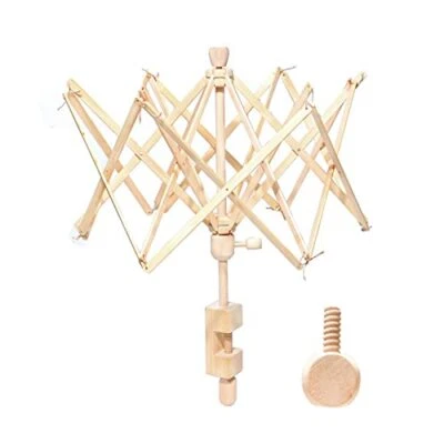£31.88 • Buy Wooden Umbrella Swift Yarn Winder Wood Swift Yarn Holder Octagon Classic Wood