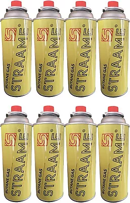 £11.45 • Buy 8 X BUTANE GAS BOTTLES CANISTERS FOR PORTABLE STOVES COOKERS GRILL HEATERS WEED