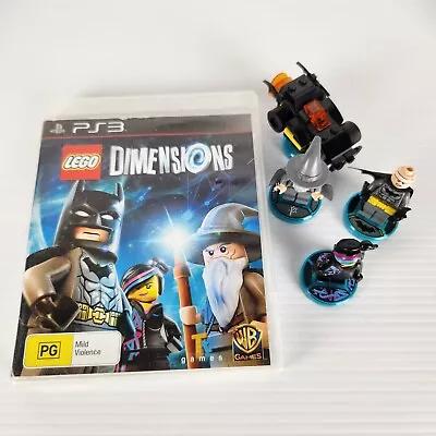 LEGO Dimensions + 4 Starter Figures And Tags PS3 Video Game Toys To Life 🦊 • $50