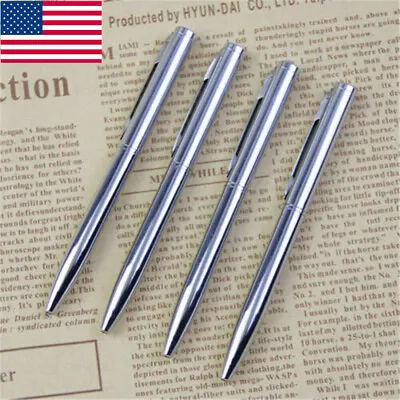 Mini Metal Ballpoint Pen Rotating Pocket-size Portable Small Oil School Office • $1.70