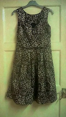 £35 • Buy Teenage Girls Leopard Print Brown Dress Age 14. By Freespirit.offers
