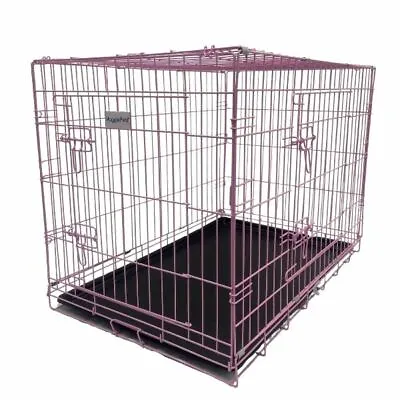 £44.95 • Buy HugglePets Dog Cage PINK BLUE Puppy Crate With Tray Small Medium Large Training