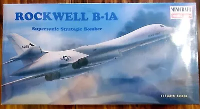 Minicraft Model Kit #11606 Rockwell B-1A Bomber Aircraft - 1/144th Scale. NIPW  • $20