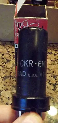 $10 • Buy KEN-RAD JAN-CKR 6N7GT Metal Case Tube, Tests Vintage NOS - 3 Available