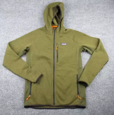 Patagonia Fleece Hoodie Performance Better Sweater Full Zip Mens Medium M Olive • $79.99