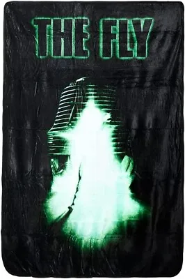 The Fly Movie Transformation Chamber Super Soft Cuddly Fleece Throw Blanket New • $11.99