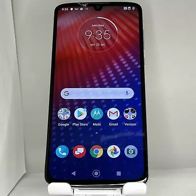 Motorola Moto Z4 - XT1980-4 - 128GB - White (Verizon - Unlocked)  (s15771) • $68.60