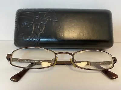 Versace Vintage MOD.1003 1006 49/19 135 Italy Designer Eyeglass Frames W/ Case • $24.99