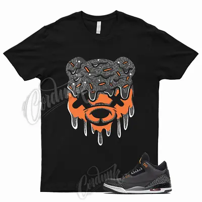 DRIPPY T Shirt For 3 Retro Fear Pack Night Stadium Stadium Orange Black 2023 1 • $24.29