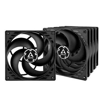 ARCTIC P14 (Black) 5 Pack 140 Mm Case Fan Pressure-optimised Quiet Motor PC • $37.59