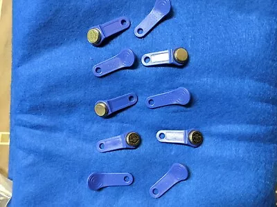 $21.95 • Buy New ~ 10 Exaktime System Jobclock Job Clock Ibutton Keytabs ~ 10 Blue Color